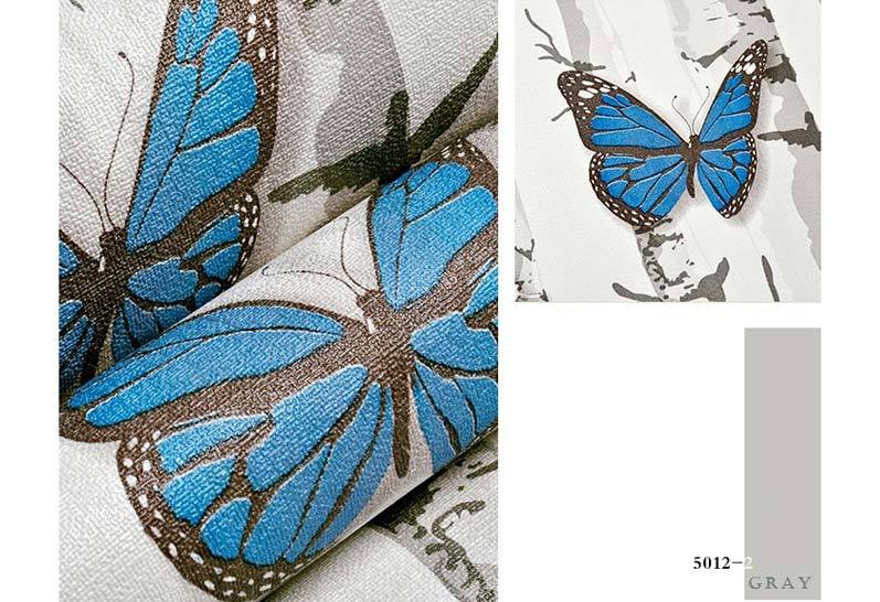 3D textured Baby Nursery Girls room Butterfly Pink Purple ...