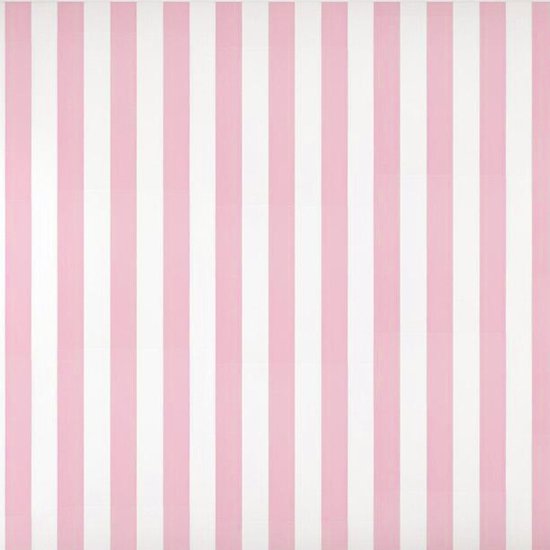 Nursery Girls bedroom wall decoration - Pink Stripes Wallpaper