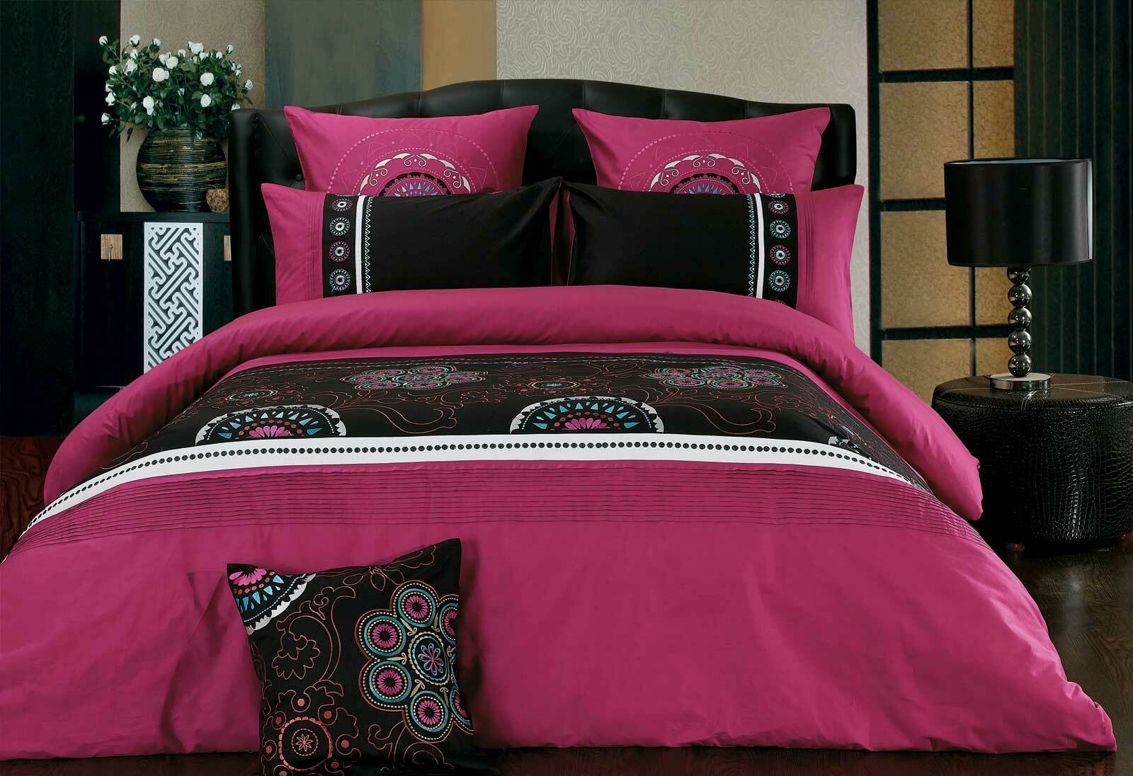 Pink And Black Duvet Cover - Sweetgalas