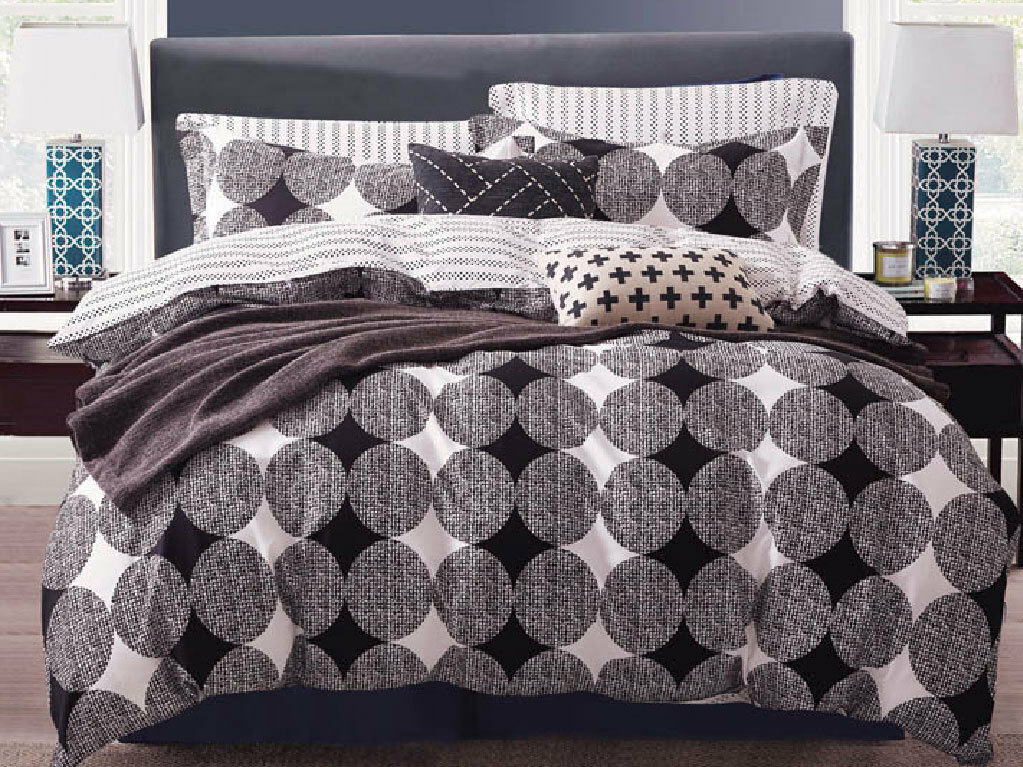 Luxton Ella Cotton quilt cover set / queen or king doona cover set