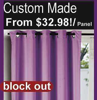 Custom Made Curtain Eyelet Purple Blockout Curtains Lilac ...