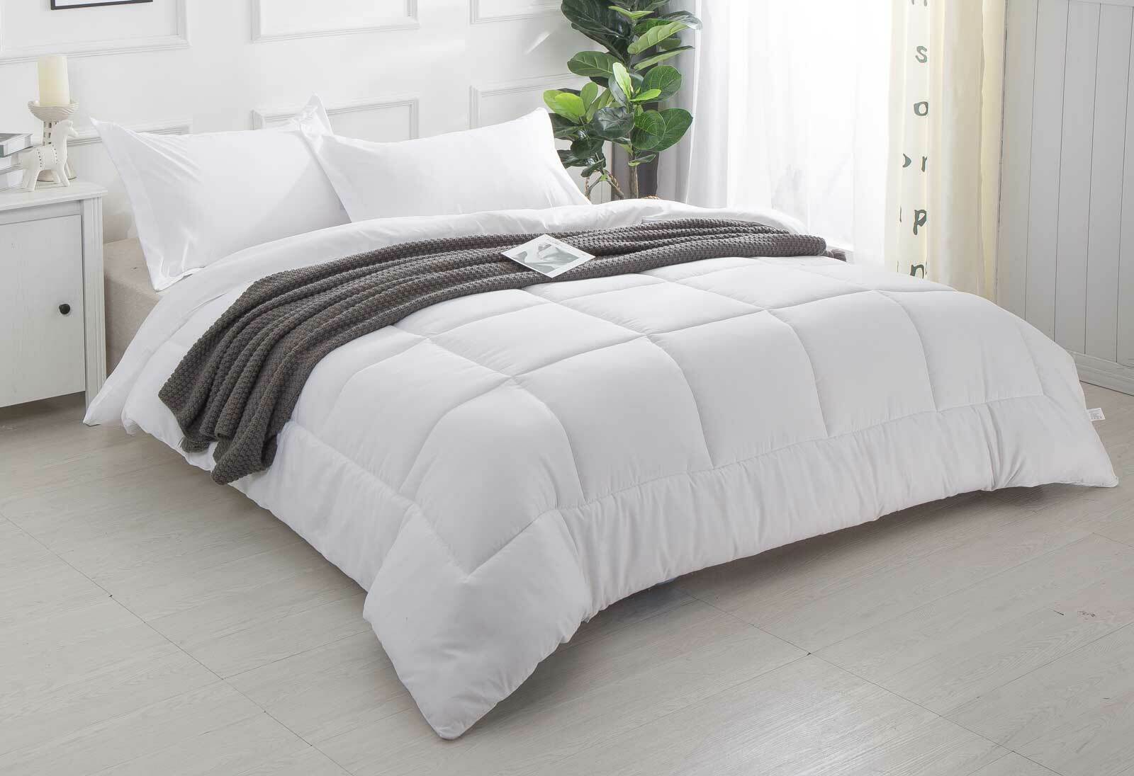 Hypoallergenic Machine Washable All, What Size Is A Queen Bed Coverlet