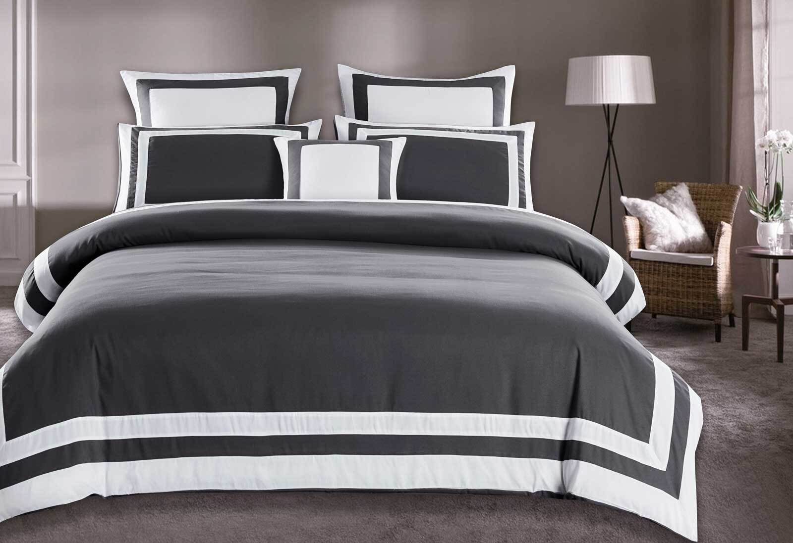 Grey Quilt Cover Set By Luxton Bailey, Grey Duvet Cover King