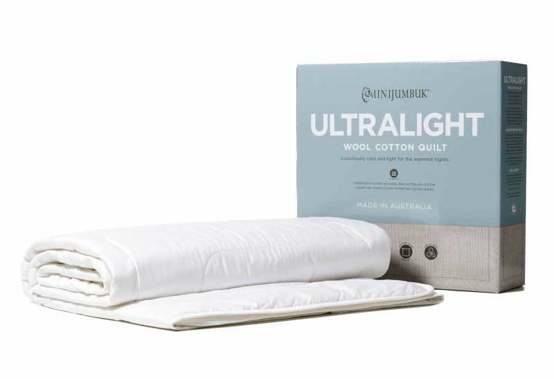 Mini Jumbuk Ultralight Wool Quilt Australian Made summer thin wool