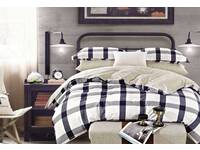 TrapezeII Black White quilt cover set - Last Stock Clearance