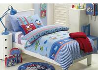 Jiggle Giggle kids quilt cover set AHOY PIRATE Quilt Cover Set in SINGLE size