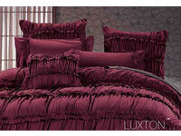 Burgundy Red Square Cushion Cover