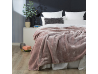Renee Taylor Heavy Weight Acrylic Mink Blanket (Rose Pink)