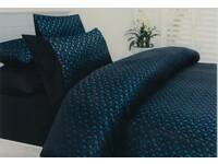Accessorize Collection Bouquet Blue 3pcs Quilt Cover Set- Queen Size