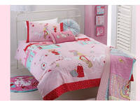 Born to Shop Queen Size Quilt Cover Set for Children's bedroom