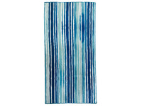 Blue Striped Beach Towel Extra Large 180x90cm