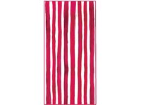 Red Striped Beach Towel Extra Large (Red 180x90cm)