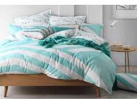 Queen Size Calippo Teal Quilt Cover Set (Last One)