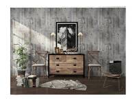 Modern 3D textured Purplish GREY Cement look wallpaper