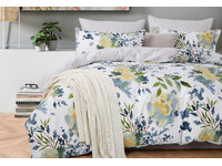 Daralis Floral Leaf Quilt Cover Set