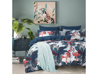Luxton Flamingo Tropical Quilt Cover Set (Queen / King / Double / Single)