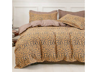 Queen Size Leopard Quilt Cover Set