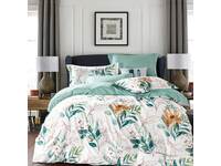 Leslie Floral Leaf Quilt Cover Set