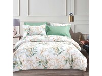 Blythe Green Leaf Quilt Cover Set