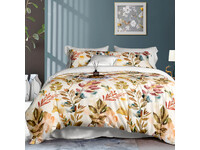 Botanical Floral Leaf Quilt Cover Set