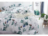 Queen Size 100% Cotton Tropical Green Quilt Cover Set
