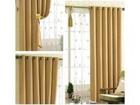Camel Color Blockout Curtain ( Eyelet / Ring Top, Single Panel )