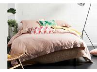 King size Elka Blush quilt cover set / doona cover set with pillowcase