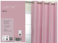 Lime Pink Eyelet Blockout Curtain from Luxton Metro Curtain 140x221cm