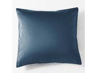 Indigo Blue Sateen European Pillowcase Each