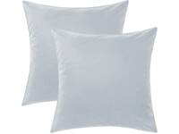 Light Grey European Pillowcases Pair