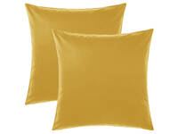 Yellow European Pillowcases Pair