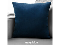 Velvet European Pillowcase 65x65cm - Navy