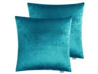 Velvet European Pillowcase 65x65cm - Tropical Teal (PAIR)