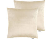 Velvet European Pillowcase 65x65cm - Beige (PAIR)