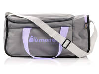 20L Foldable Fitness Bag / Gym Bag (Grey / Violet)