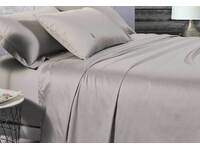 Queen Size 500TC Cotton Sateen Linen Fitted Sheet
