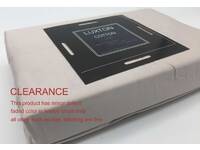 Clearance -500TC Cotton Sateen Linen Color Fitted Sheet (with minor defect)