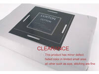 King Size Silver Color 500TC Cotton Fitted Sheet (with minor defect)