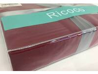 Queen Size Pure Soft Fitted Sheet (Burgundy Color)