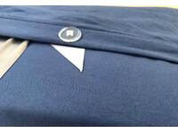 Queen Size Vintage Washed Fitted Sheet (Deep Blue Color)