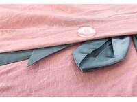 Queen Size Vintage Washed Fitted Sheet (Pink Color)