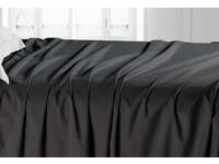 Ricoco Pure Black Soft Flat Sheet