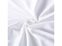 Luxton 1000TC Egyptian Cotton Flat Sheet (White, Queen)