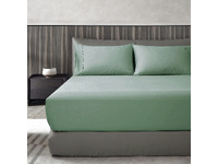Luxton 1000TC Egyptian Cotton Fitted Sheet Set (Sage Green Color)