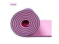 TPE Gym Yoga Mat 6mm ( Purple / Pink)