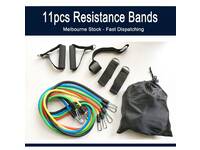 11pcs Set Resistance Bands Gym Yoga Exercise Band Elastic Tube Set