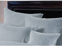 Lamere Silver European pillowcases (twin pack)