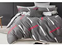 King Size Cotton Mist Loveday Quilt Cover Set