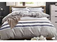 King size Milton quilt cover set / doona cover set with pillowcase