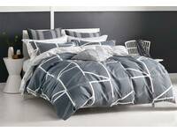 KING size Hailey 100% Cotton Quilt Cover Set